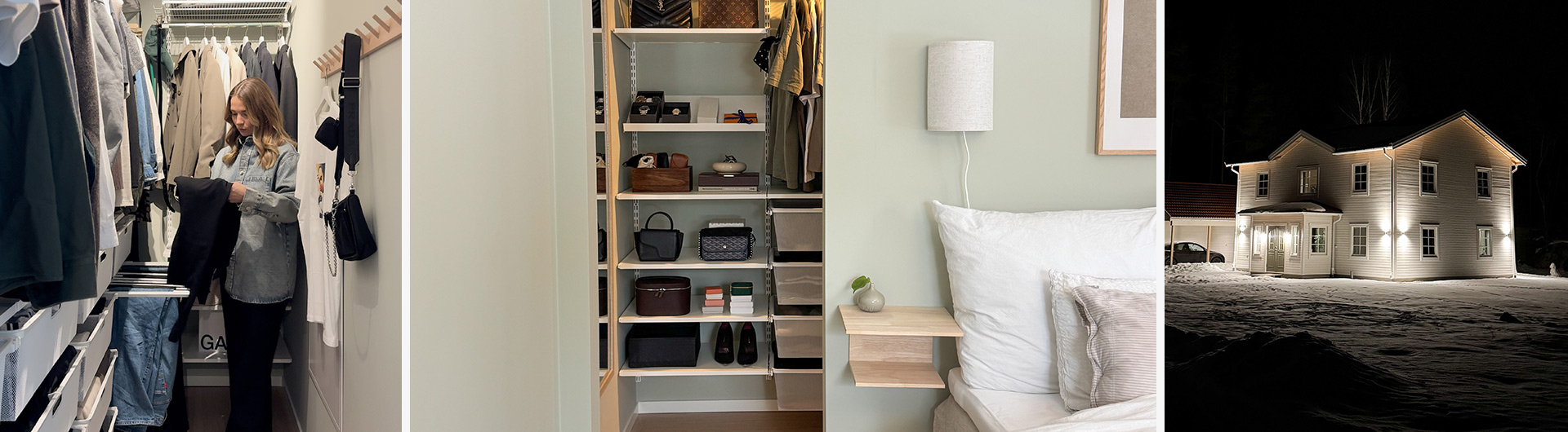 Walk-in closet make-over med Elfa hemma hos Lovisa.