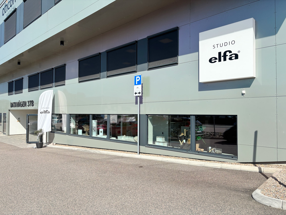 Ingång till Studio Elfa Sisjön.