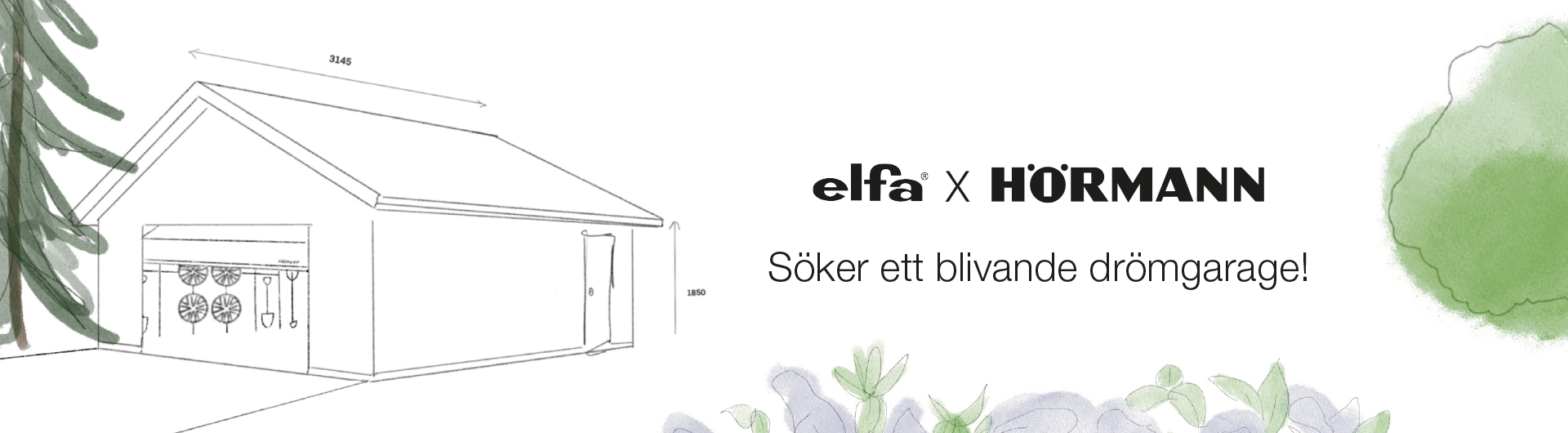 Samarbete mellan Elfa och Hörmann.