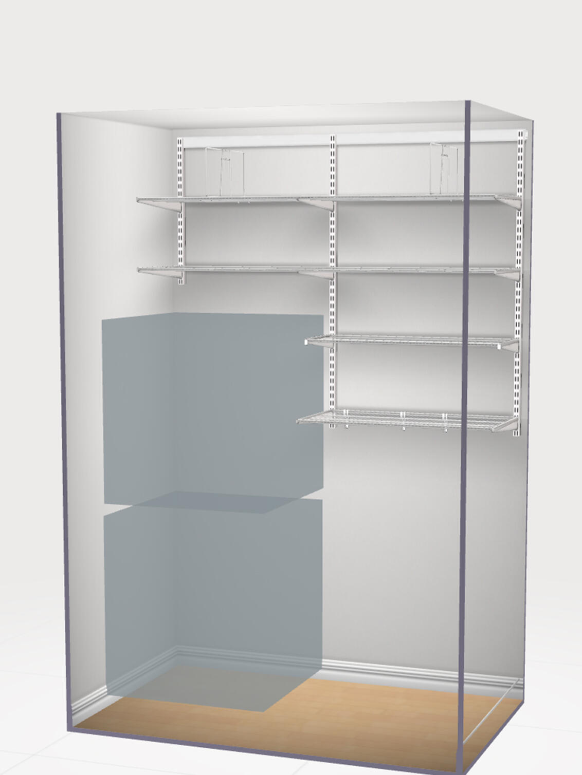 Planning with drawing tools for laundry room.