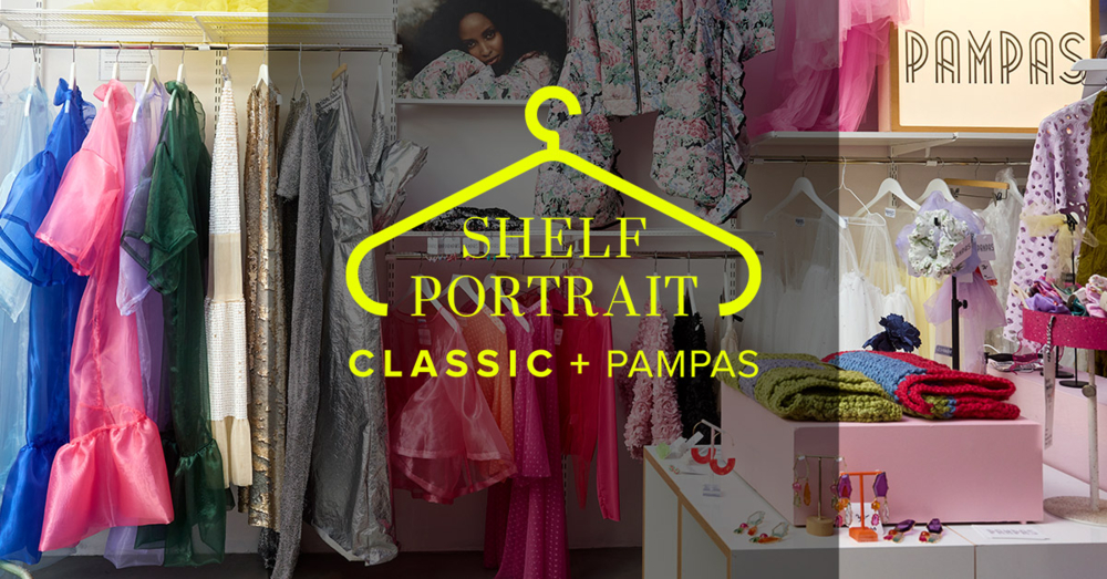 Pampas butik med förvaringssystemet Classic By Elfa.