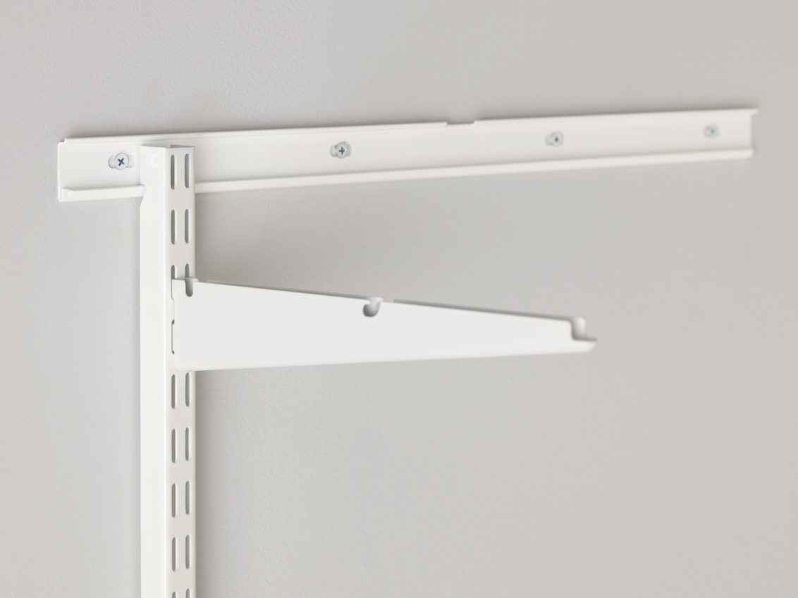 Szyna pozioma, szyna pionowa i wspornik Classic by Elfa.