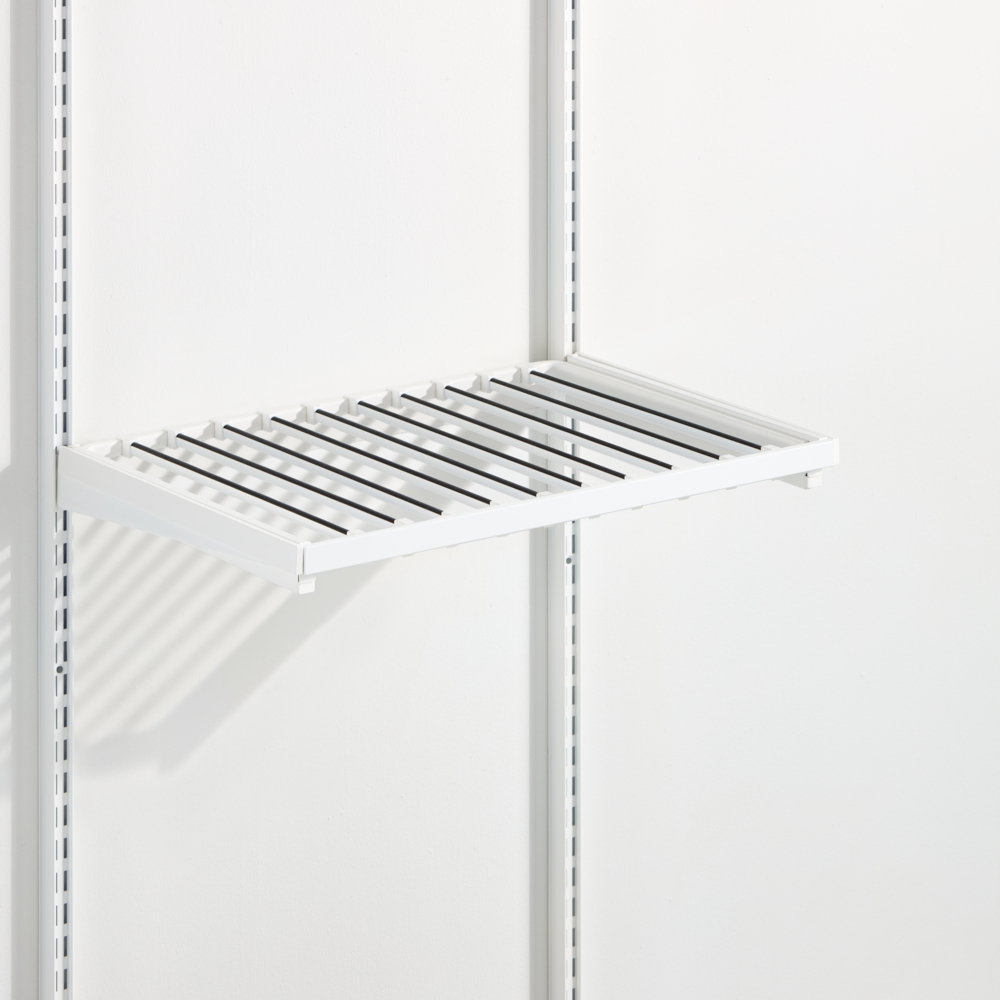 ELFA Décor Plus 16 pouces Cintre à pantalon se ferme en blanc mat