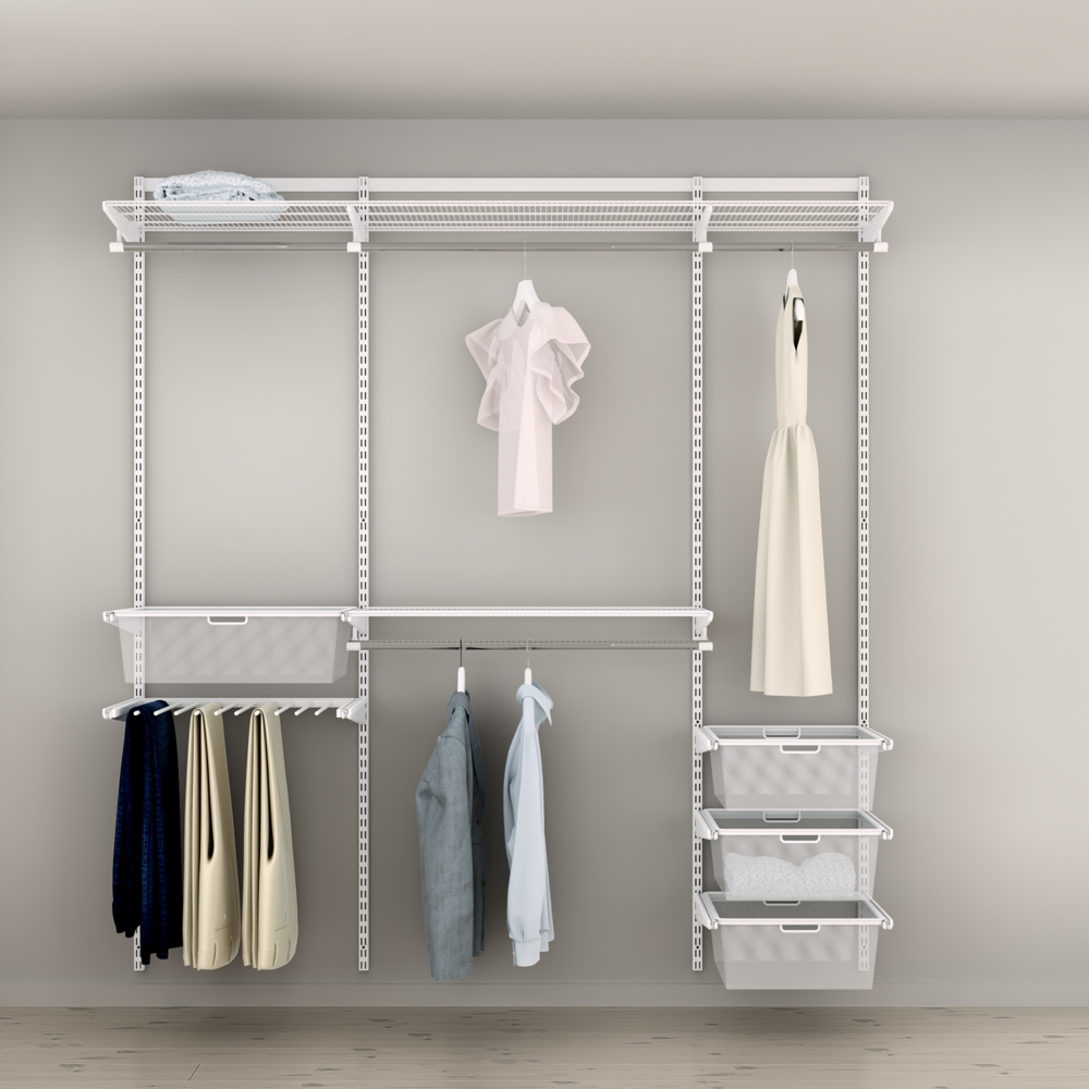 Šatní skříň Classic White Opt 18 Main Square